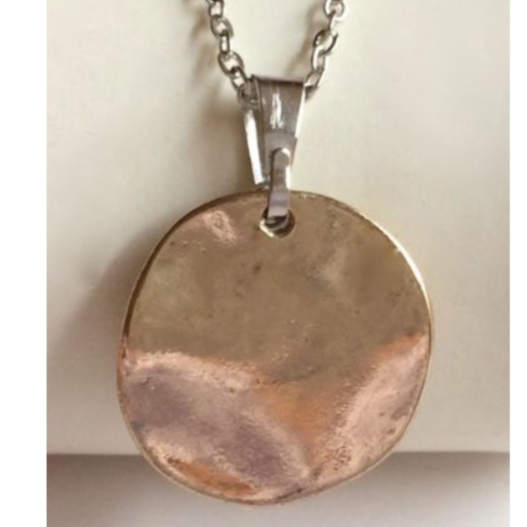 Nursing Caduceus RN Necklace 2 Tone Silver Gold Plated 18" Nurse Graduation Gift - Picture 8 of 9